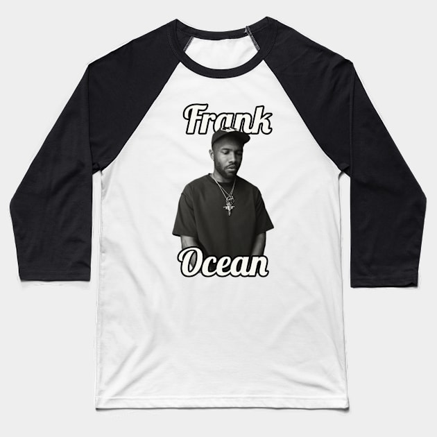 Frank Ocean / 1987 Baseball T-Shirt by glengskoset